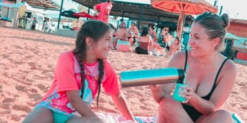 Unas 20 mil personas comenzaron el año disfrutando de las playas posadeñas
