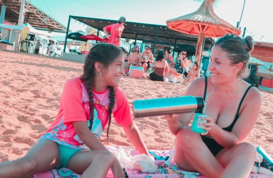 Unas 20 mil personas comenzaron el año disfrutando de las playas posadeñas