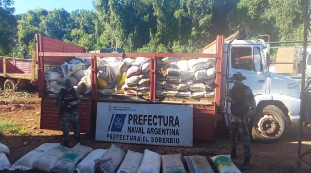El Soberbio: secuestraron más de 9 toneladas de soja que iban a ser exportadas ilegalmente
