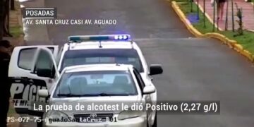 Un conductor con 2.27 de alcohol en sangre intentó escapar de la Policía y terminó detenido