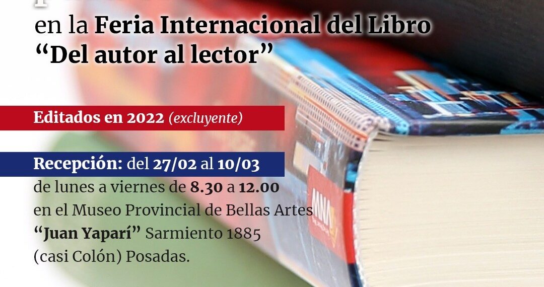 Convocatoria a autores para el Dia de Misiones en la Feria Internacional del Libro
