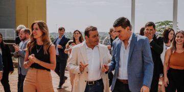 El gobernador Oscar Herrera Ahuad y la ministra Victoria Tolosa Paz encabezaron la apertura del Consejo Federal de Desarrollo  