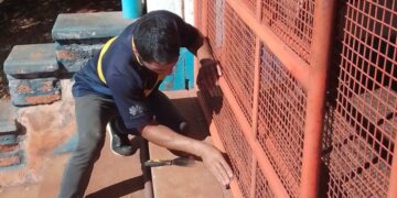 Beneficiarios del Trabaja Misiones remozan el CEF Nº 2 del Barrio A4