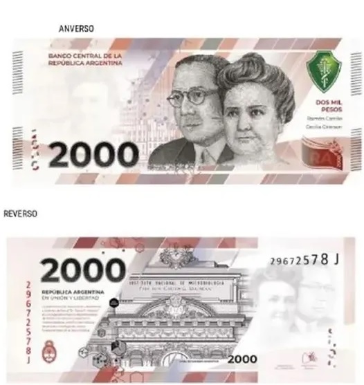 Billete de $2.000: la Casa de la Moneda ya puso fecha y reveló cuándo estará disponible