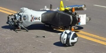 Falleció en el hospital el motociclista que protagonizó un siniestro vial sobre la Avenida Uruguay