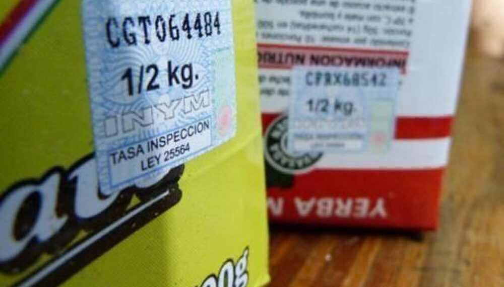 Actualizaron el valor de la estampilla de la yerba mate
