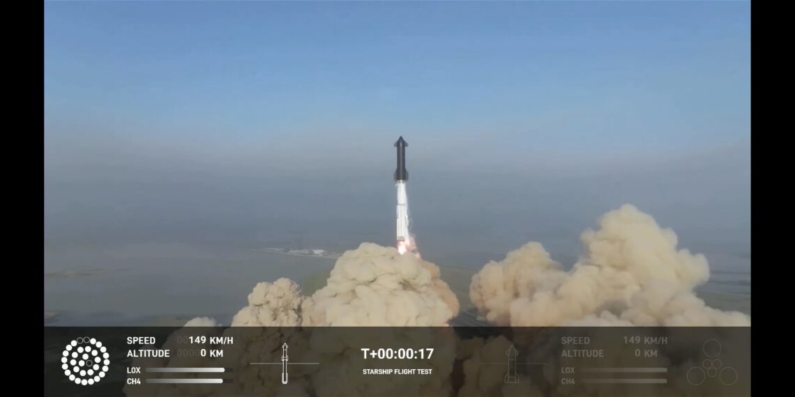 El cohete Starship explotó tras despegar en la primera prueba del proyecto más ambicioso de SpaceX