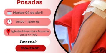 Nuevas colectas de sangre para el mes de abril