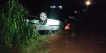 Siniestro fatal se cobró la vida de un hombre tras despistar y volcar sobre la ruta 13