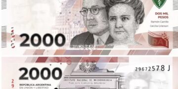 Desde hoy comienza a circular el nuevo billete de $ 2000