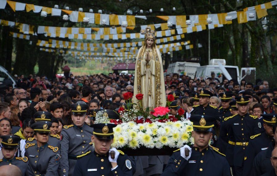 El domingo se realizará una nueva peregrinación a la Virgen de Fátima