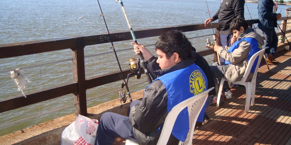 Llega el concurso de pesca para no videntes organizado por el Club de Leones