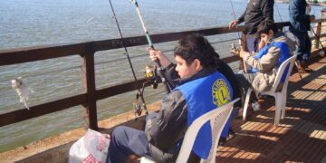 Llega el concurso de pesca para no videntes organizado por el Club de Leones