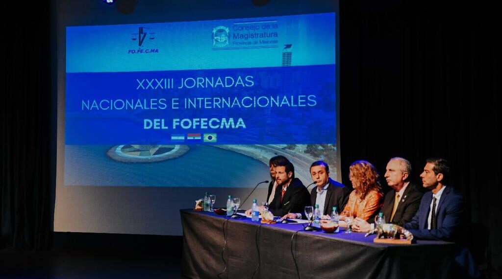 Herrera Ahuad participó en la apertura de las XXXIII jornadas nacionales e internacionales del FOFECMA