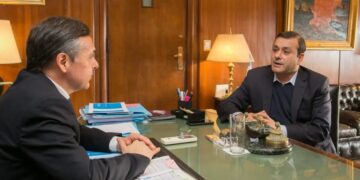 Herrera Ahuad y ministro Giuliano analizaron las obras del Plan de Modernización del Transporte en la provincia