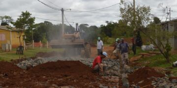 Avanza trabajo en conjunto entre el Iprodha y municipios para obras de empedrado