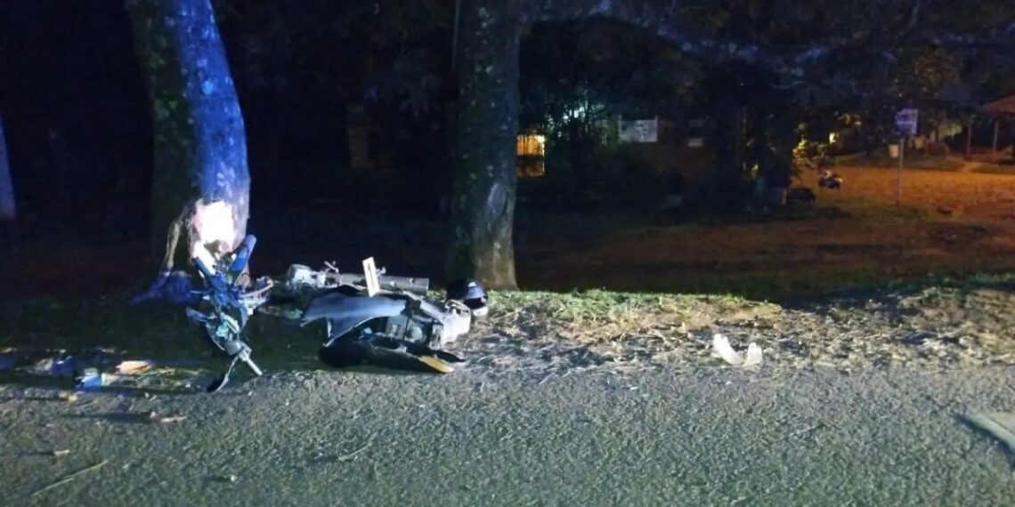 Falleció un motociclista tras despistar en Apóstoles