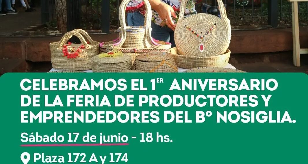 La feria del B° Nosiglia festeja su primer aniversario