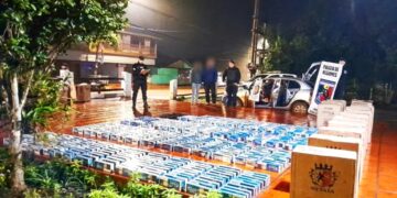 La Policía evitó el contrabando de cigarrillos y secuestró mercancía valuada en más de 5 millones de pesos