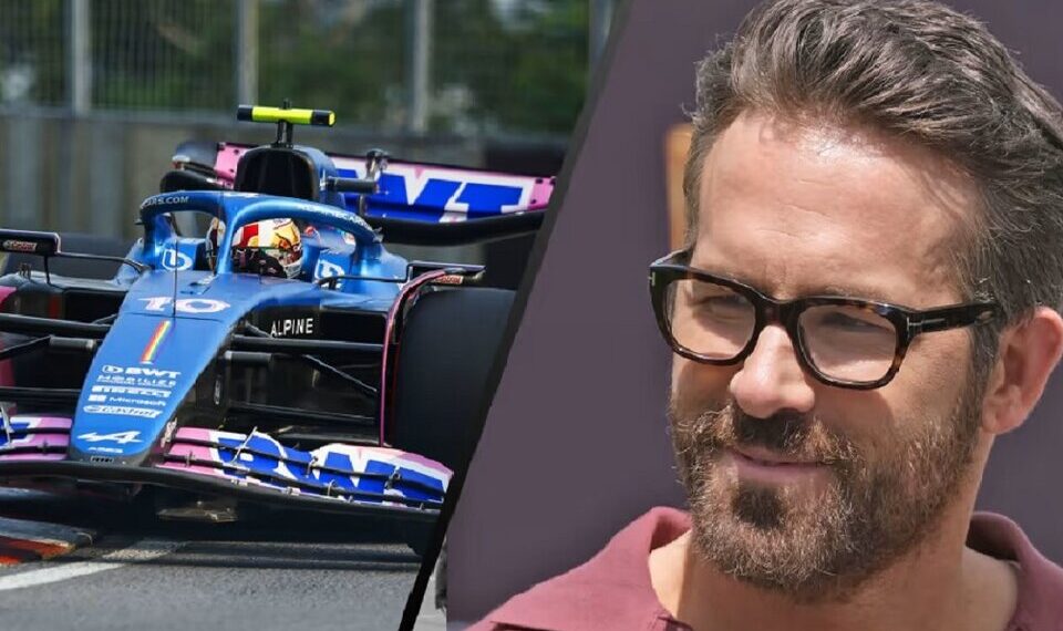 El actor Ryan Reynolds compró parte del equipo Alpine de Fórmula 1