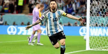Un récord más para Lionel Messi: anotó a los 79 segundos del amistoso ante Australia y marcó el gol más rápido de su carrera
