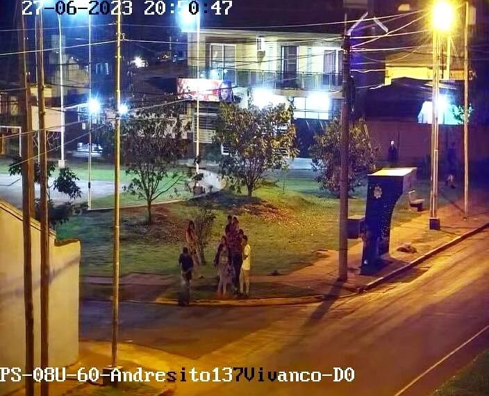 A través de las cámaras del 911 detectaron un hecho de violencia y asistieron a la víctima