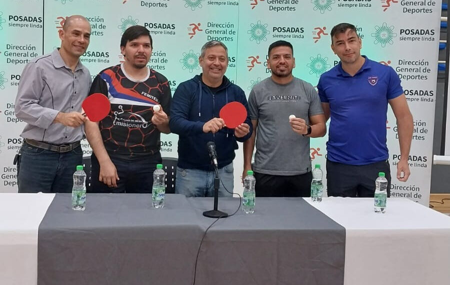Presentaron la 4° Fecha del Torneo Provincial de Tenis de Mesa