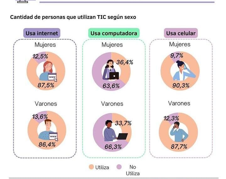 Posadas: Más del 80% de la población utiliza internet y celulares