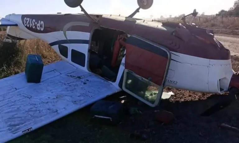 Cayó una avioneta narco en Chaco: encontraron más de 300 kilos de cocaína en su interior