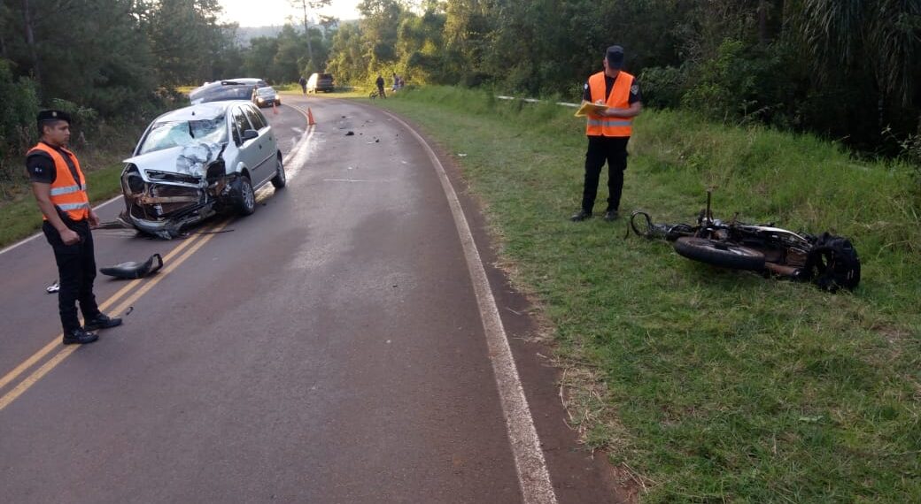Un motociclista falleció tras protagonizar un accidente vial