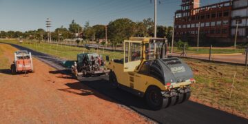 Construyeron nuevos tramos de bicisendas en el Jardín Botánico