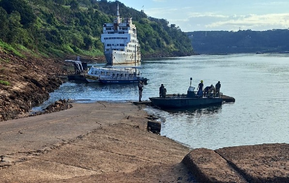 Hallaron el cuerpo de un hombre en las aguas del río Iguazú
