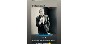 Si es bueno para Messi, es bueno para todos: David Beckham tomando mate