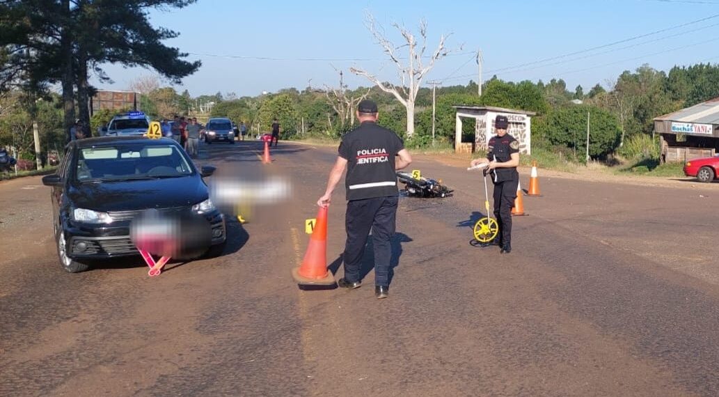 Conductor alcoholizado involucrado en un siniestro vial que le provocó la muerte a un motociclista