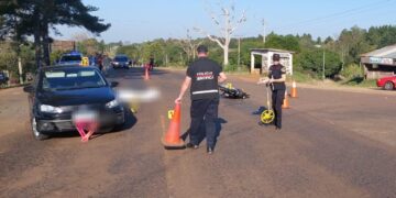 Conductor alcoholizado involucrado en un siniestro vial que le provocó la muerte a un motociclista