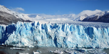 Alarmante pérdida de hielo en el glaciar Perito Moreno