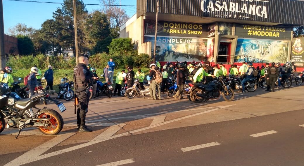 Garupá: incautaron más de 40 motos por falta de documentaciones y varias irregularidades