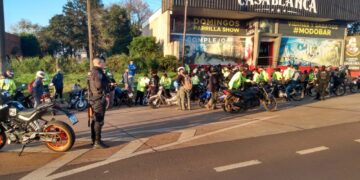 Garupá: incautaron más de 40 motos por falta de documentaciones y varias irregularidades