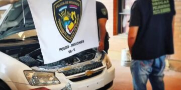 Incautaron en Posadas un auto robado en Buenos Aires