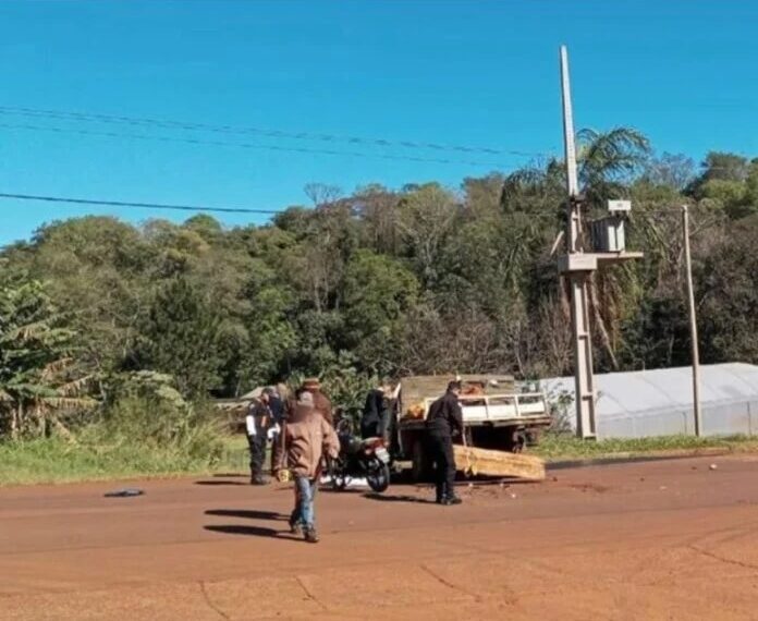 Oberá: Motociclista murió en un choque con una camioneta