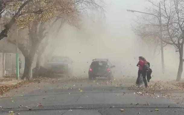 Chubut: alerta por vientos huracanados