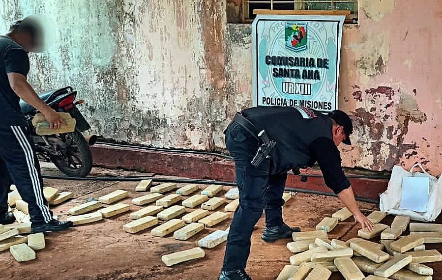 Más droga secuestrada: fue tras una persecución policial en Santa Ana