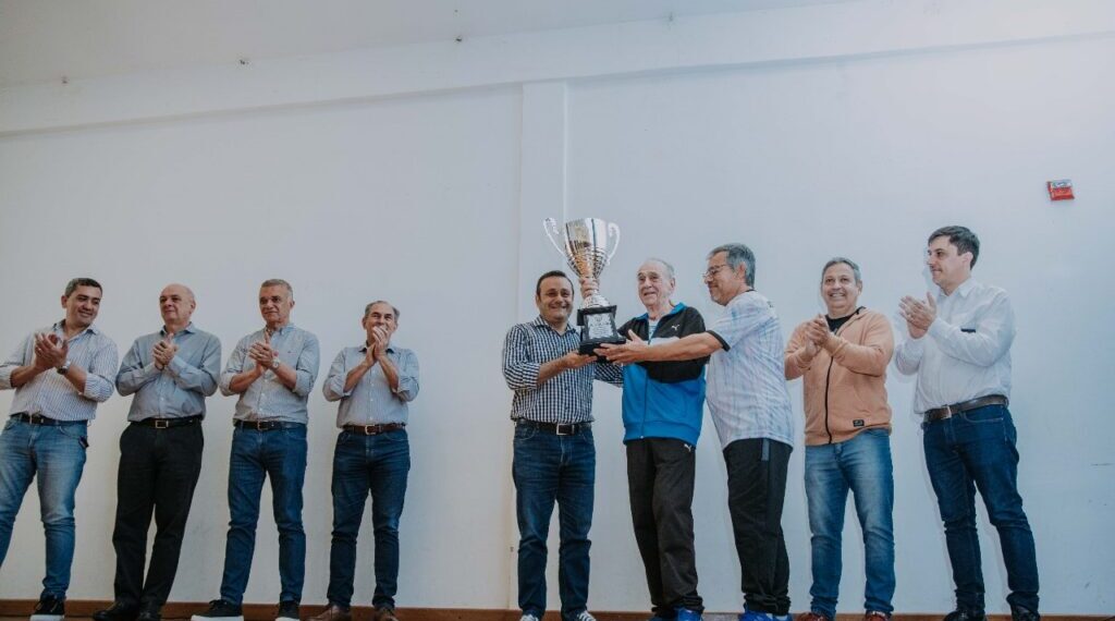 Herrera Ahuad participó en la apertura del XXIX Torneo Nacional de Fútbol Veterano 2023