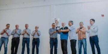 Herrera Ahuad participó en la apertura del XXIX Torneo Nacional de Fútbol Veterano 2023