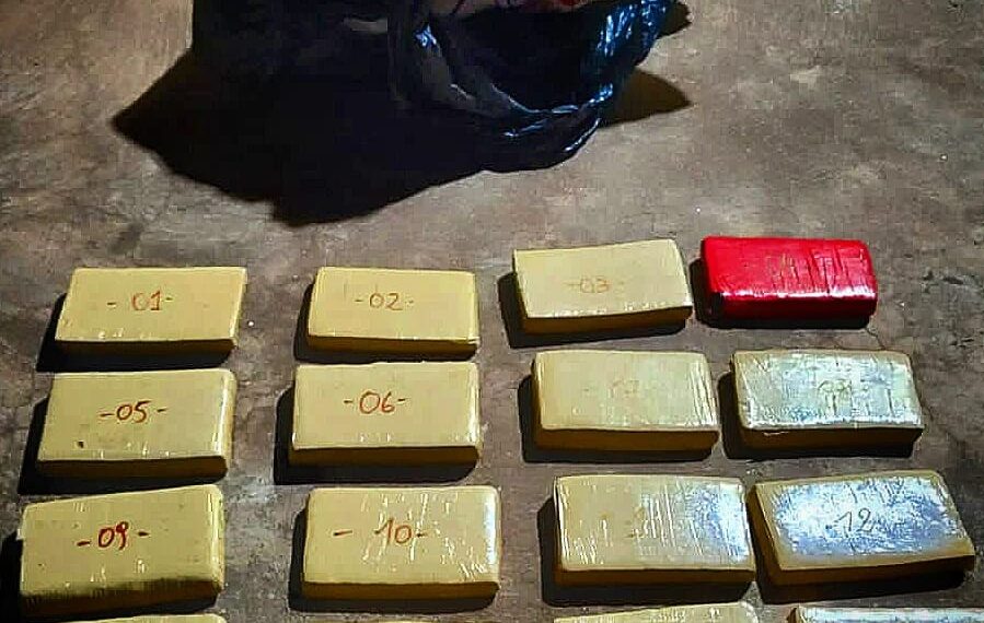 Incautaron marihuana valuada en casi 3 millones de pesos en Candelaria