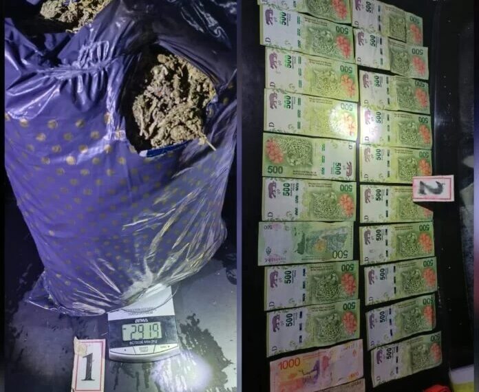 Secuestran en Aristóbulo del Valle marihuana valuada en más de dos millones de pesos