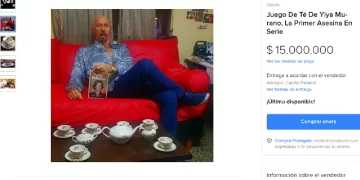 El hijo de Yiya Murano subasta el juego de té con el que su madre envenenaba a sus amigas