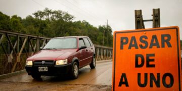 Habilitaron el puente provisorio de la RP 2 para vehículos de hasta 10 toneladas