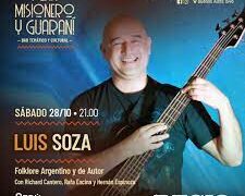 Luis Soza presenta sus canciones en la Peña