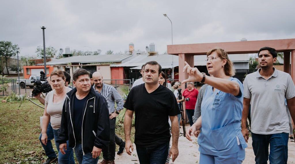 Herrera Ahuad convocó al Comité de Crisis para diseñar medidas de acción y recorrió zonas afectadas por el temporal